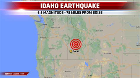 Magnitude 6 5 Earthquake Hits Near Boise Idaho