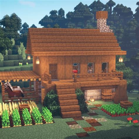 Minecraft How To Build A Simple Survival House Starter House Case