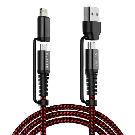 Bestorusb C Multi Fast Charging Cable W Nylon Braided Cord In A