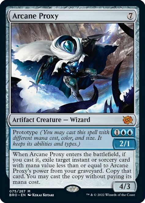 Arcane Proxy The Brothers War Magic The Gathering