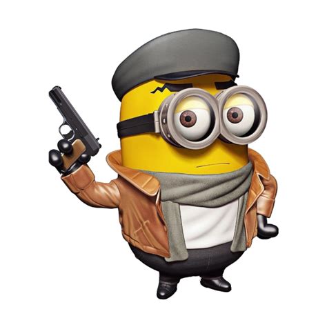 Sticker Et Autocollant Minion Gangster