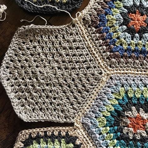 Continuous Jayg For Hexagons Using Plt With Sc Crochet Hexagon