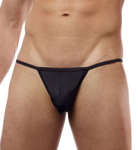 Men S Cover Male 112 Low Rise Cheeky String Bikini Black M Walmart