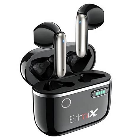 Ethnix Wireless Earbuds S Pro V With Upto Hrs Playtime Black