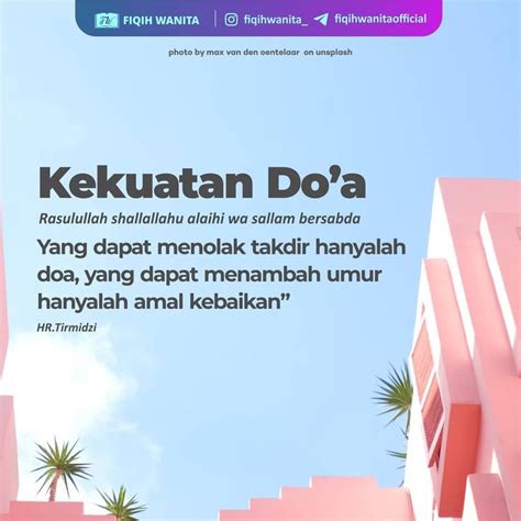 Fiqih Muslimah On Instagram Maksud Dari Bisa Merubah Takdir Dengan