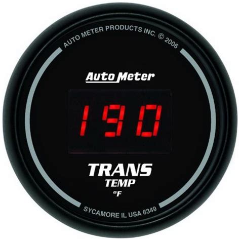 Auto Meter 6349 Sport Comp Digital Transmission Temperature Gauge