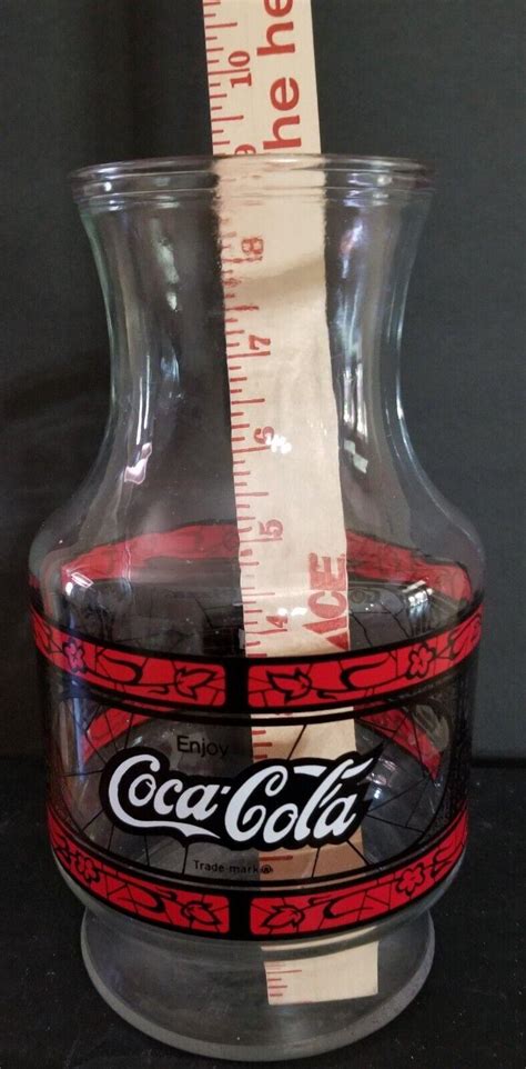 Coca Cola Godfathers Pizza Liquid Sodajuice Carafe Rare Vintage 1970