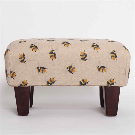 Buzzy Bee Print Footstool Just Lovely Products