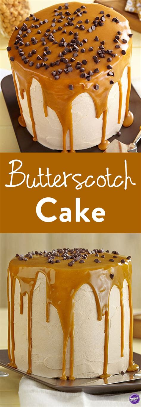 Butterscotch Cake Recipe Butterscotch Cake Cake Recipes Homemade Cakes