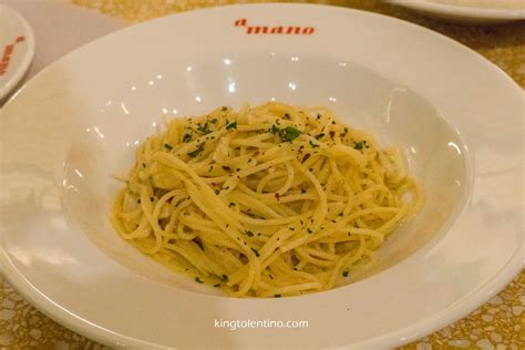 A Mano Handcrafted Italian Food In BGC King Tolentino