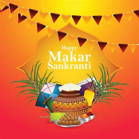 Makar sankranti creative poster with colorful kites and drum 21053309 ...