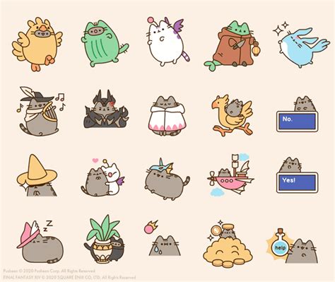 Ffxiv Pusheen Sticker Ffxiv Pusheen Descubre Y Comparte The Best Porn