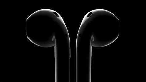 Download AirPods Jet Black Earbuds Wallpaper | Wallpapers.com
