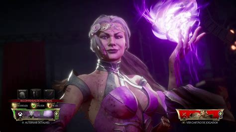 Sindel Mirror Matches Vs Main Sindel Mortal Kombat 11 Youtube