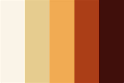 Marigold Tones Color Palette