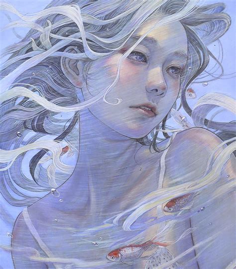 Delicate Portraits By Miho Hirano Daily Design Inspiration For