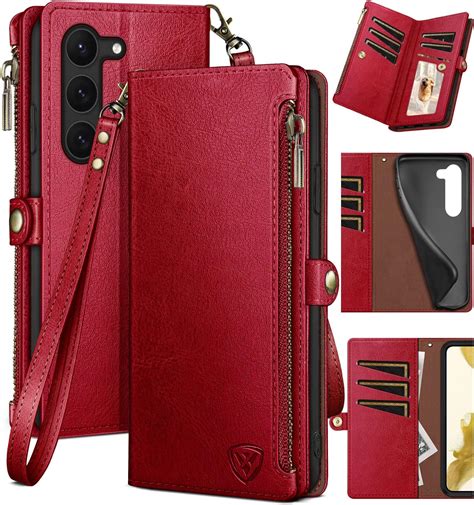 Xcasebar For Samsung Galaxy S21 Ultra Wallet Case With Zipper Credit Card Holder