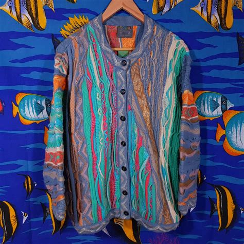 Vintage Coogi Sweater Size Medium New Wool Biggie Smalls Hip Hop Fresh