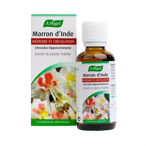 Marron D Inde Extrait Plante Fraiche 50 Ml A Vogel Hyperbio