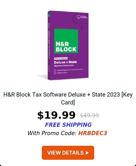 Prepare Now H R Block Tax Software Deluxe 2023 Newegg