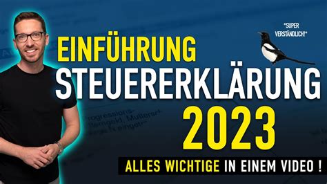 Steuererklärung 2023 Einführung Steuererklärung selber machen 2024