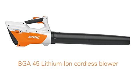 STIHL BGA 45 Cordless Leaf Blower Features Benefits STIHL GB YouTube