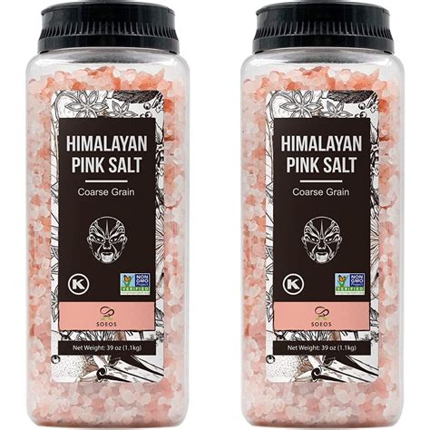 Amazon Soeos Himalayan Pink Salt Oz Kg Non Gmo Kosher