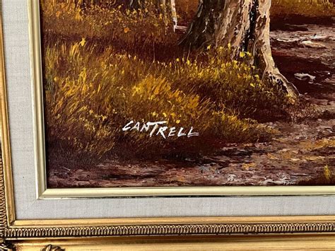 Phillip Cantrell Signed Original Landscape Painting Oil On Canvas Ebay