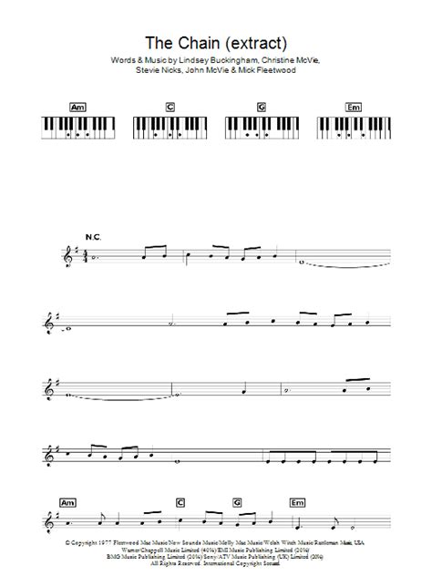 The Chain Sheet Music Direct
