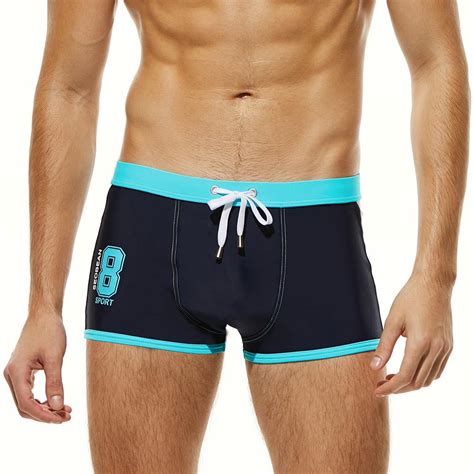 Buy Mens Brand Stripe Sexy Cotton Breathable Bulge Briefs Swimming