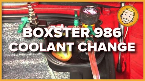 Diy Porsche Boxster Coolant Change Maintenance Off