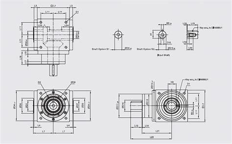 Atb H Series Black Oxidized Spiral Bevel Gearbox Apex Dynamics