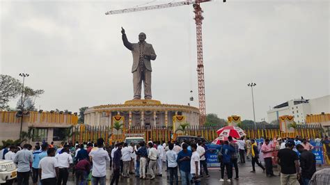 Worlds Tallest Dr Br Ambedkar Statue In Hyderabad Ft Statue