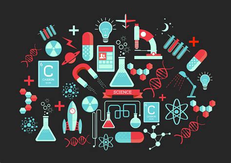 Creative Science Elements Stock Illustration - Download Image Now