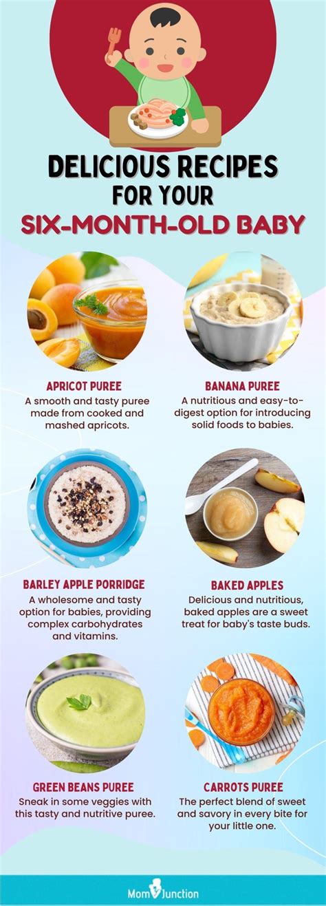 Month Old Baby S Food Chart And Recipes