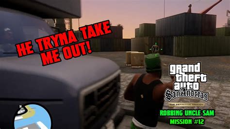 Robbing Uncle Sam Mission Ryder Almost Kill Me Gta San Andreas