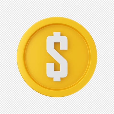 Premium Psd 3d Icon Money Cash Dollar Coin Illustration Rendering