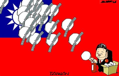 Spying Ballons Over Taiwan By Amorim Politics Cartoon TOONPOOL