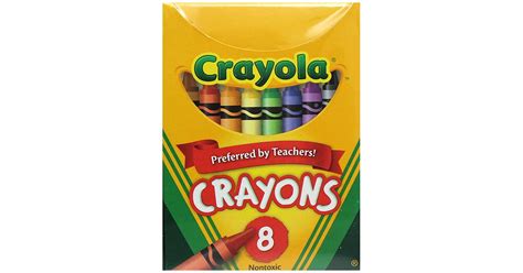 Crayola Crayons Reg Size 8 Colors Bin8 Crayola Llc Crayons