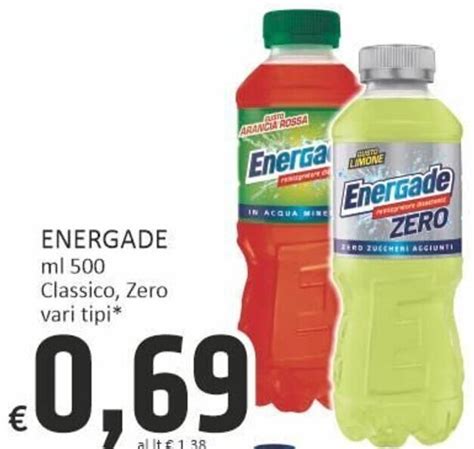 Offerta Energade Ml Classico Zero Vari Tipi Nel Volantino Di Paghi