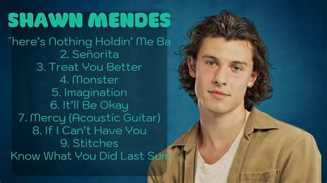 Shawn Mendes Greatest Hits Best Songs Music Hits Collection Top 10