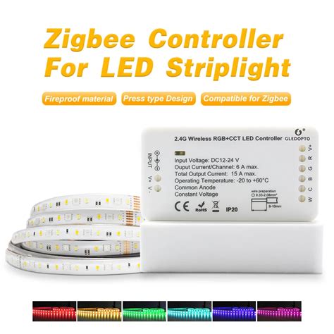 Zigbee Zll Link Smart Led Strip Set Kit Rgb Cct Zigbee Controller For