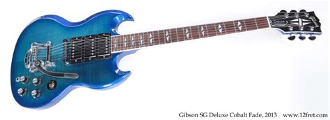 Gibson SG Deluxe Cobalt Fade, 2013 | www.12fret.com