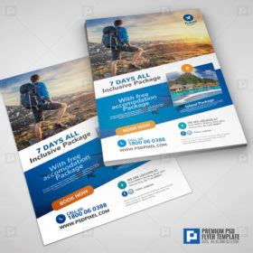 Travel And Tours Promo Flyer Psdpixel