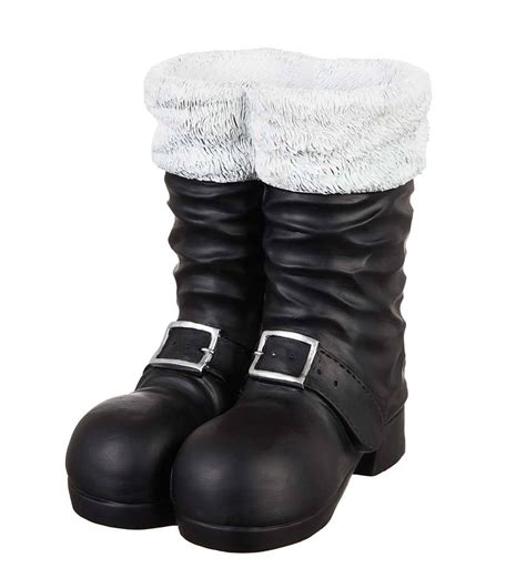 Santa Boots Resin Planter Wind And Weather