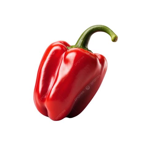 Pimiento Rojo Aislado Sobre Fondo Blanco Png Dibujos Pimiento Rojo