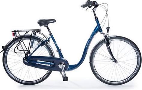 Aldo Inch Lage Instap Fiets Comfort Alu V Vrijloop Blauw Bol