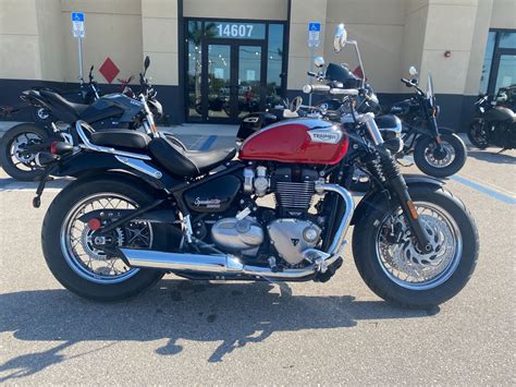 New Triumph Bonneville Speedmaster Chrome Edition Fort Myers Fl