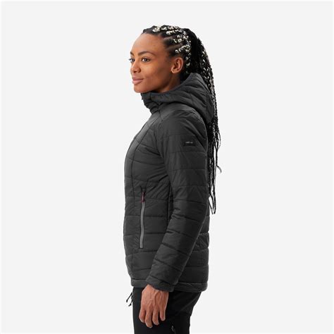 Manteau D Hiver Femme Mt Noir Fum Forclaz D Cathlon