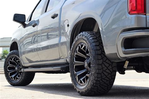 2020 Chevrolet Silverado Grey Fuel Off Road Assault D576 Wheel Front